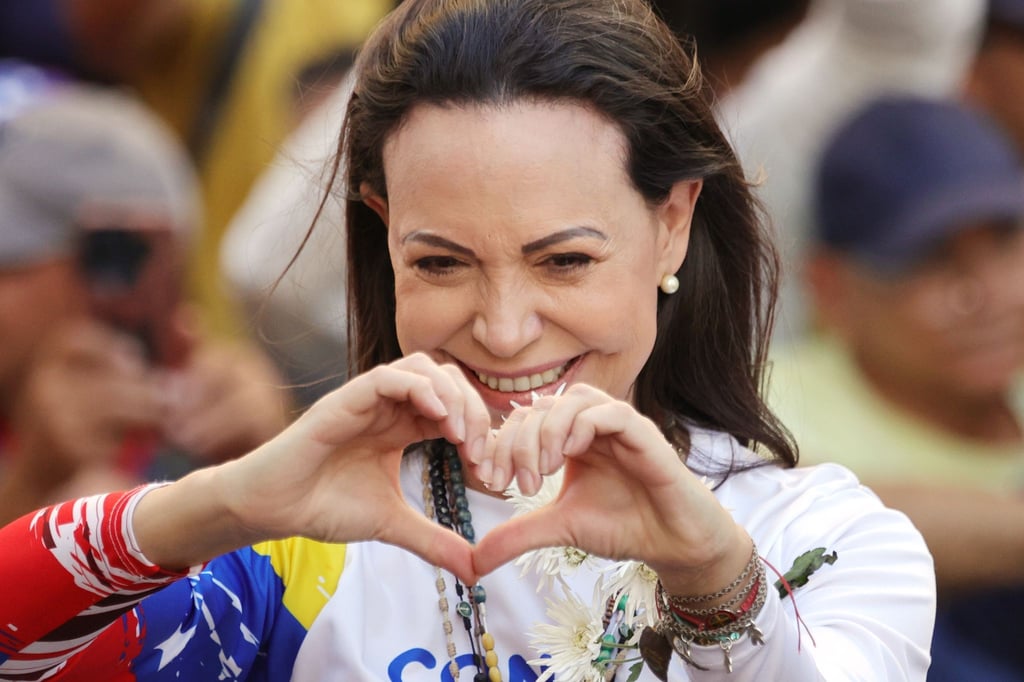 Die venezolanische Oppositionsführerin María Corina Machado. (Archivbild)