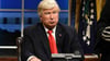 Politische Comedy war immer Teil von „Saturday Night Live“. Niemand war häufiger zu Gast als Alec Baldwin – hier als Donald Trump.