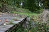 Hinter dieser desolaten Kurpark-Brücke verlief einmal ein Weg. Wird beides wieder hergerichtet?