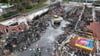 Nach einem Brand in einem Supermarkt in Osterode bleibt nur noch eine Ruine übrig.