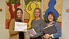 Ulrike Betghe (von links), Silke Benecke und Jeanette Draffehn engagieren sich im Vorstand des Fördervereins der Grundschule. Für sie ist die Mitgliedschaft im Verein eine Selbstverständlichkeit, deshalb wünschen sie sich mehr Mitstreiter im Verein. 