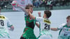 Leon Bahr (links) hatte mit seinen SCM-Youngsters nur wenig Mühe gegen Leipzig II.
