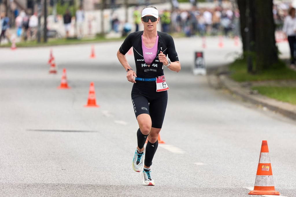 Anne Reischmann ging in der 13. Schwangerschaftswoche auf Hawaii an den Start.