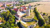 Drei Türme zieren die Burg Querfurt: Pariser (l.), Marterturm (r.) und der Dicke Heinrich. 