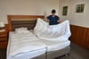 Olha Nosova ist im Hotel „Kaiserhof“ in Kelbra für den Service zuständig. 