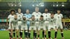 Die DFB-Elf stellt sich zum Team-Foto im Windsor Park.