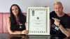 Die Urkunde für den Stilpunkte Award für die "Zauberküche" in Magdeburg - hier mit dem Preis 2024.