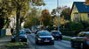 Die Blankenburger Straße in Magdeburg war am frühen Montagabend, 13. Oktober, so voller Autos wie selten.