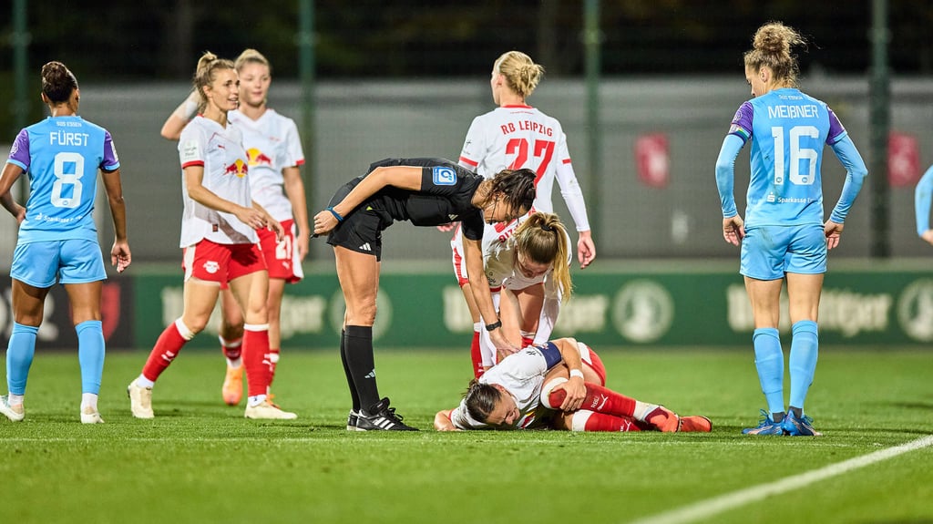 Bitterer Moment: Giovanna Hoffmann wusste sofort, dass sie sich schwer verletzt hat.