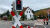 Die Frankenfeldstraße zwischen dem Bahnübergang der Harzer Schmalspurbahnen und Friedrichstraße in Wernigerode ist Baustelle.
