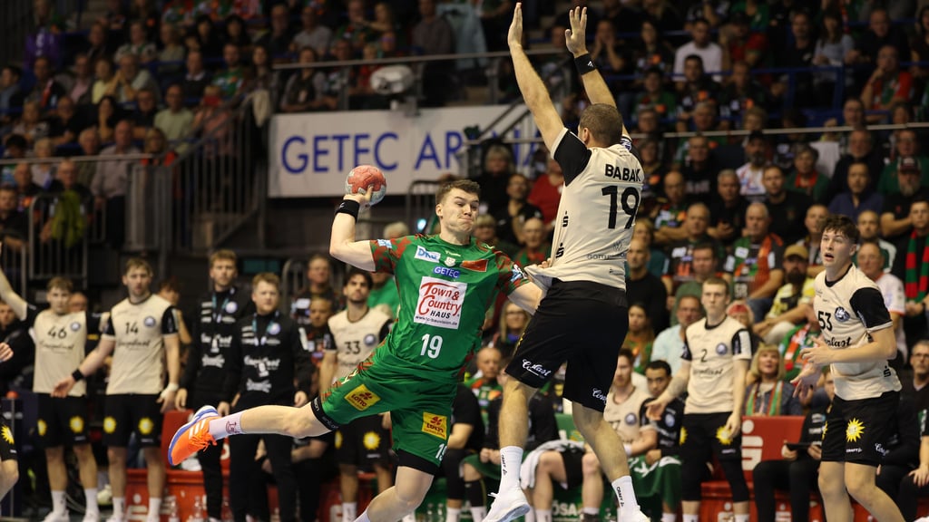 Elvar Örn Jonsson war gegen den Bergischen HC zusammen mit Omar Ingi Magnusson bester SCM-Torschütze.