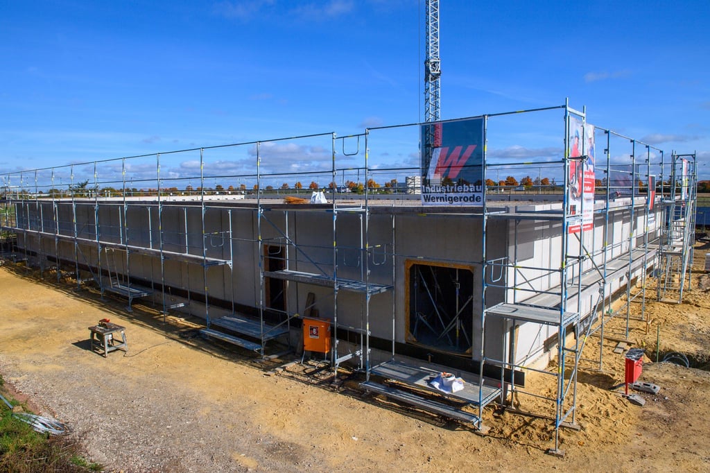 Die Uni Magdeburg baut derzeit ein neues IT-Rechenzentrum in Barleben.