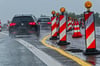 Auf der A9 zwischen Leipzig-West und Großkugel laufen derzeit Bauarbeiten.