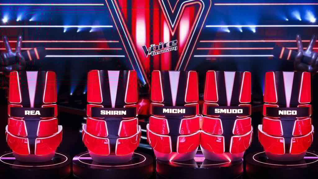Nico Santos, Shirin, Michi Beck und Smudo von den Fanta4 sowie Rea Garvey sind die Coaches der 15. Staffel von "The Voice of Germany".