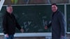 Ortsbürgermeister von Rätzlingen Uwe Rothmann (UWG Ffw Rätzlingen) und Bürgermeister Marc Blanck (CDU) im April bei der offiziellen Feier der Namensänderung der Grundschule.