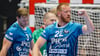Jim Gottfridsson (r.) spielt seit dieser Saison für Pick Szeged. Der frühere Magdeburger Janus Dadi Smarson verpasst wegen eines Bänderrisses im linken Knie das Duell gegen die Grün-Roten.