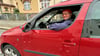 Wieder am Steuer: Der Ascherslebener Sven Schorstein ist einfach nur glücklich.