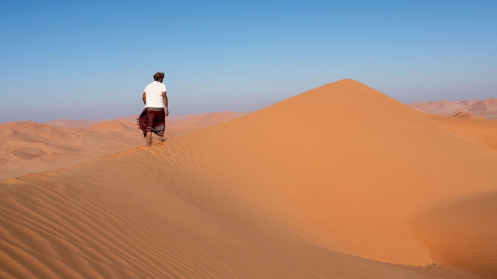 Sand, so weit das Auge reicht - das ist das Markenzeichen der Rub al-Chali.