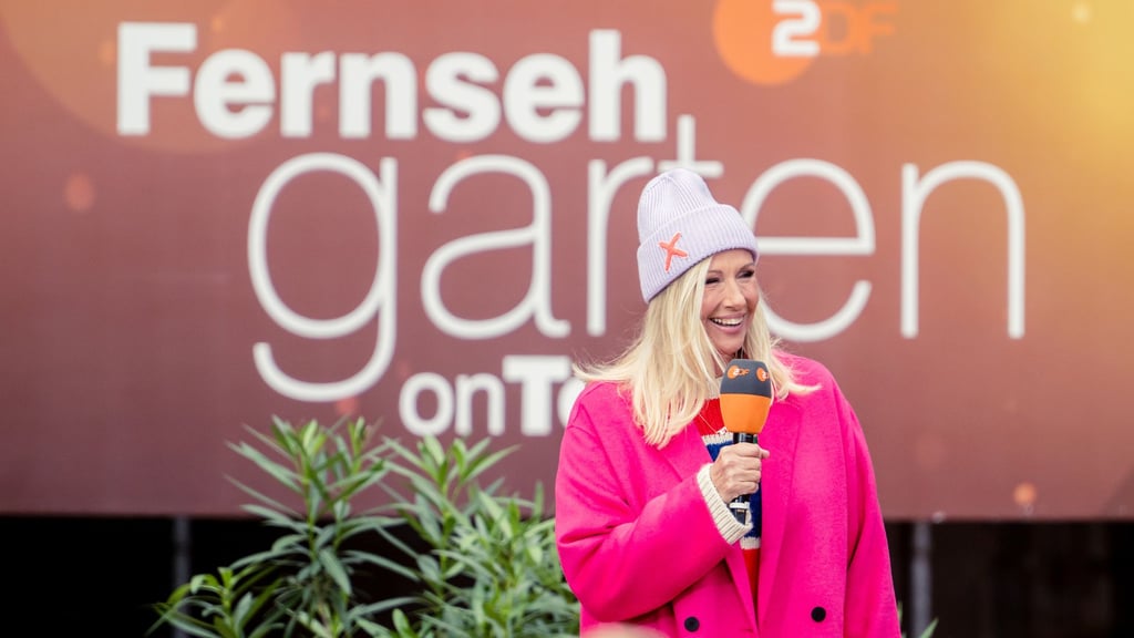 Andrea Kiewel nimmt es mit Humor: Die Moderatorin vertauschte im "ZDF-Fernsehgarten" zwei Bundesländer.