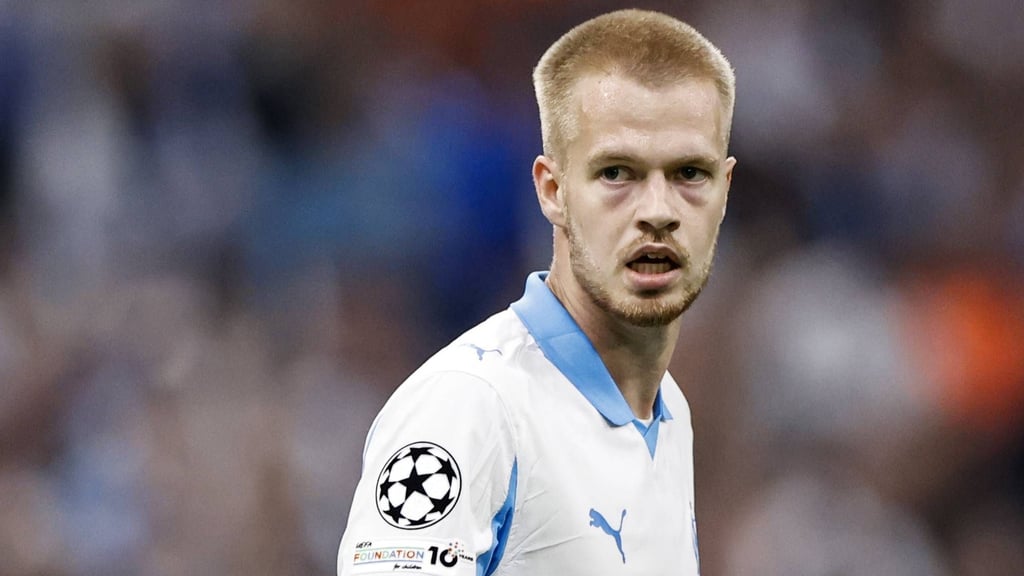 Arthur Vermeeren im Champions-League-Spiel gegen Ajax Amsterdam.