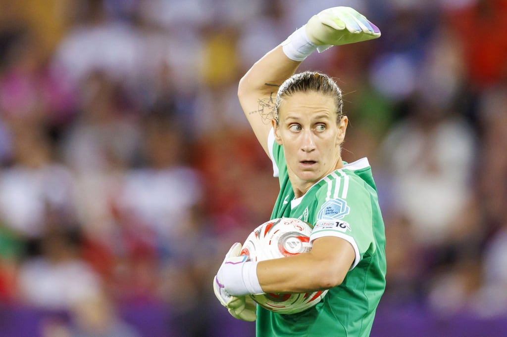 Im EM-Halbfinale gegen Spanien noch im Tor: Stammkeeperin Ann-Katrin Berger fehlt der DFB-Auswahl.