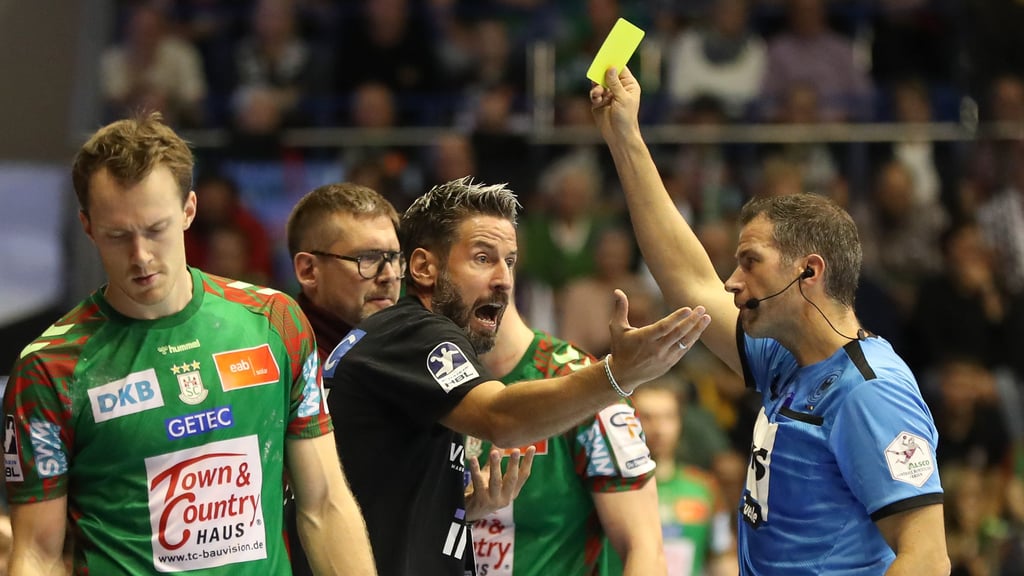 Auch im vergangenen Heimspiel gegen den Bergischen HC bekam Bennet Wiegert von Schiedsrichter Thorsten Kuschel die Gelbe Karte gezeigt.