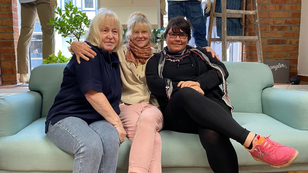 Von links: Birgit Winkler, Petra Bels und Katrin Kurzbach aus der Stadthose.