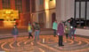 Ein Labyrint aus Lichtern galt es bei der Lichternacht 2023 in der Katharinenkirche zur meistern. 