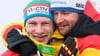 Francesco Friedrich (l) muss den Gesamtweltcup im Zweierbob an Johannes Lochner abtreten. (Archivbild)