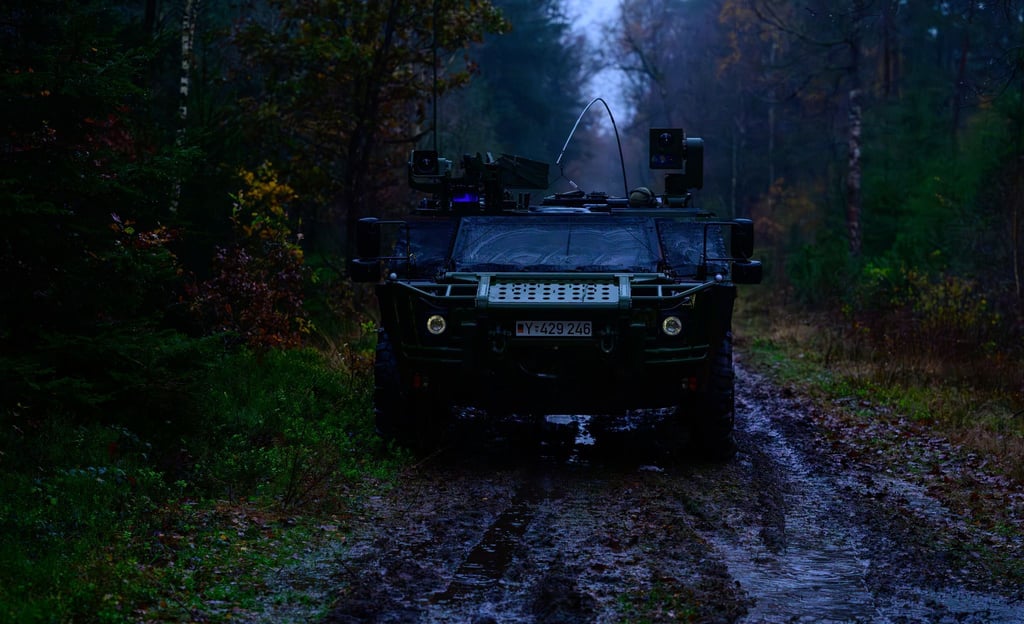 Ein Spähwagen vom Typ Fennek. (Symbolbild)