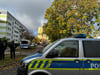 Polizeieinsatz im Birkholzer Weg in Magdeburg. 