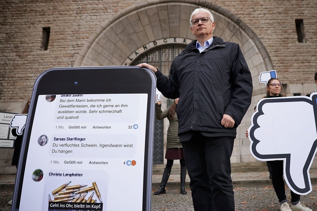Jürgen Resch, Geschäftsführer der Deutschen Umwelthilfe (DUH) klagt gegen den US-Internetriesen Meta. (Archivbild)