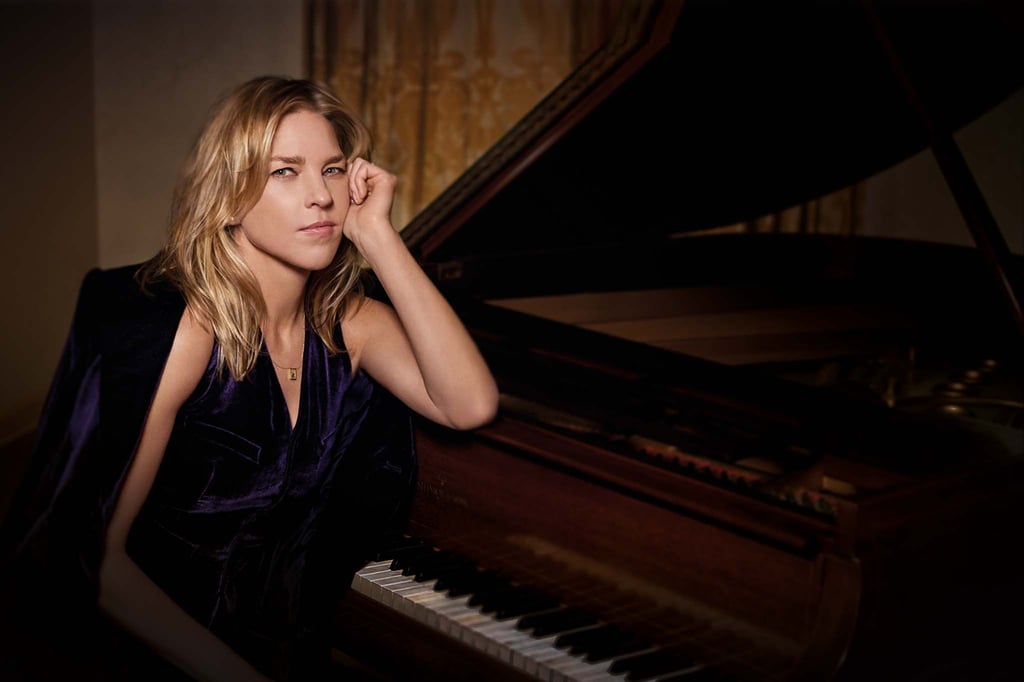 Jazz-Sängerin und Pianistin Diana Krall. Das Foto stammt nicht aus Halle.