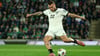 David Raum war auch beim 1:0-Sieg der deutschen Nationalmannschaft in Belfast am Ball.