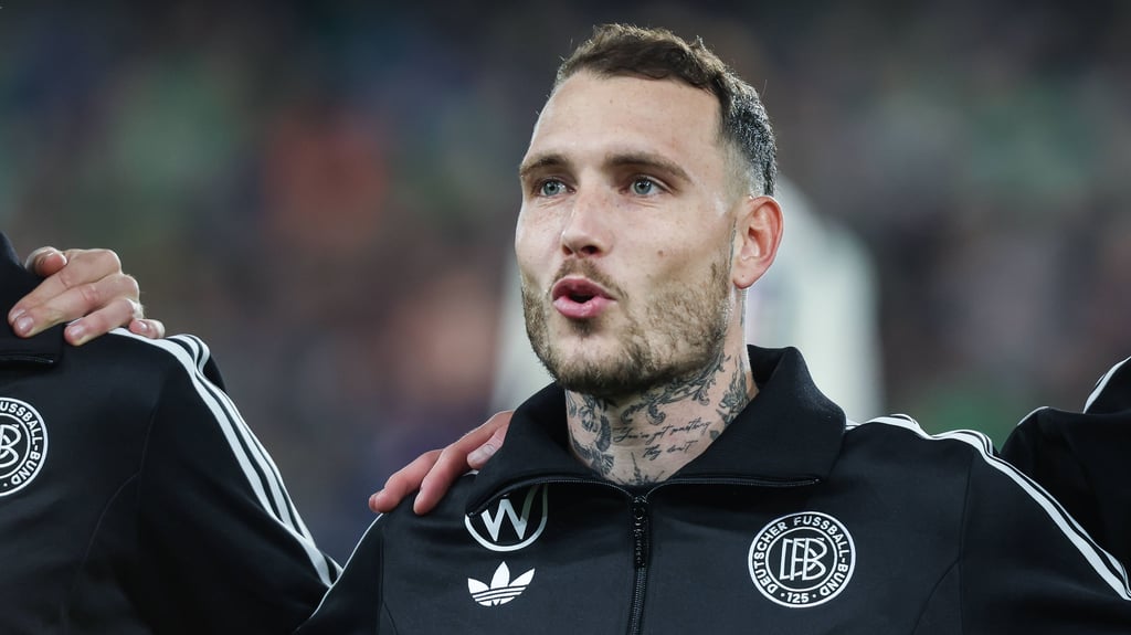 David Raum im Dress der deutschen Nationalmannschaft.