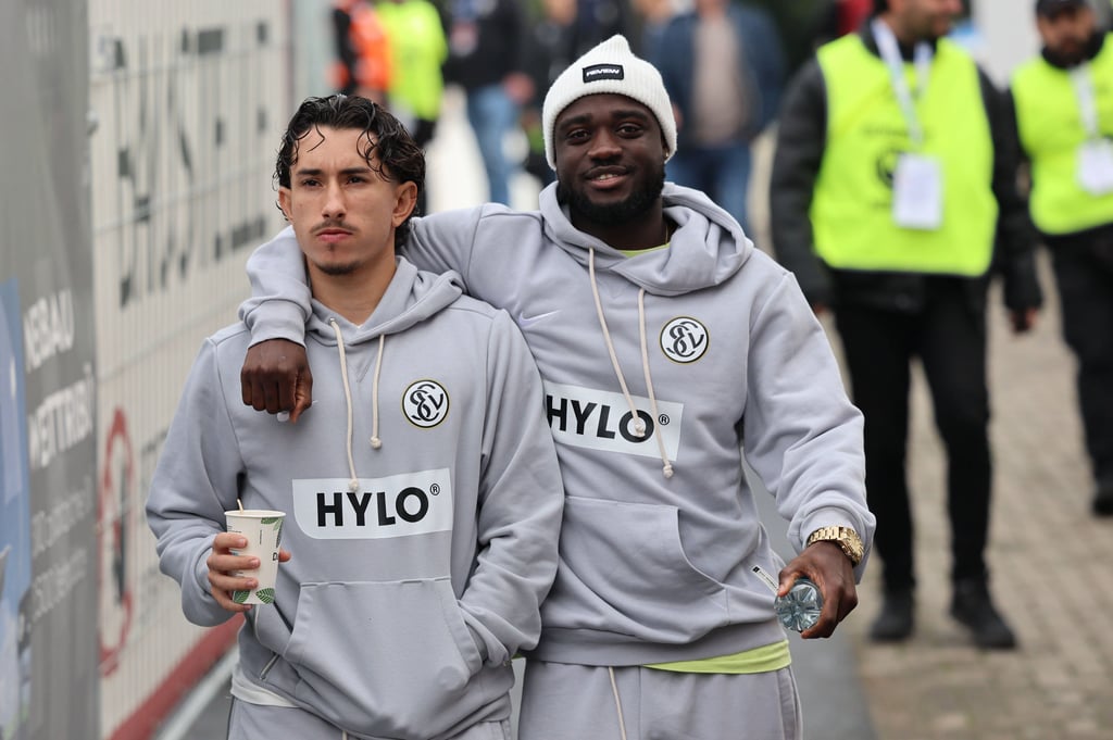 Die Ex-Magdeburger Jason Ceka und Amara Condé spielen gemeinsam bei der SV Elversberg.