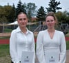Emely Brune (links) aus Berge und Kemi Gille  aus Weteritz sind die beiden neuen Gardelehrer-Stipendiatinnen. 