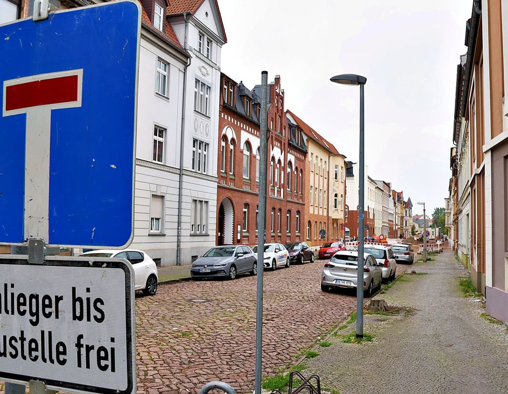 Der als zweiter Bauabschnitt bezeichnete Teil der Aribertstraße