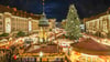 Der Alte Markt im Lichterglanz - ein Foto, das vor dem schrecklichen Anschlag auf den Magdeburger Weihnachtsmarkt entstand. Schausteller hatten auf Entschädigung ihrer Umsatzausfälle gehofft.