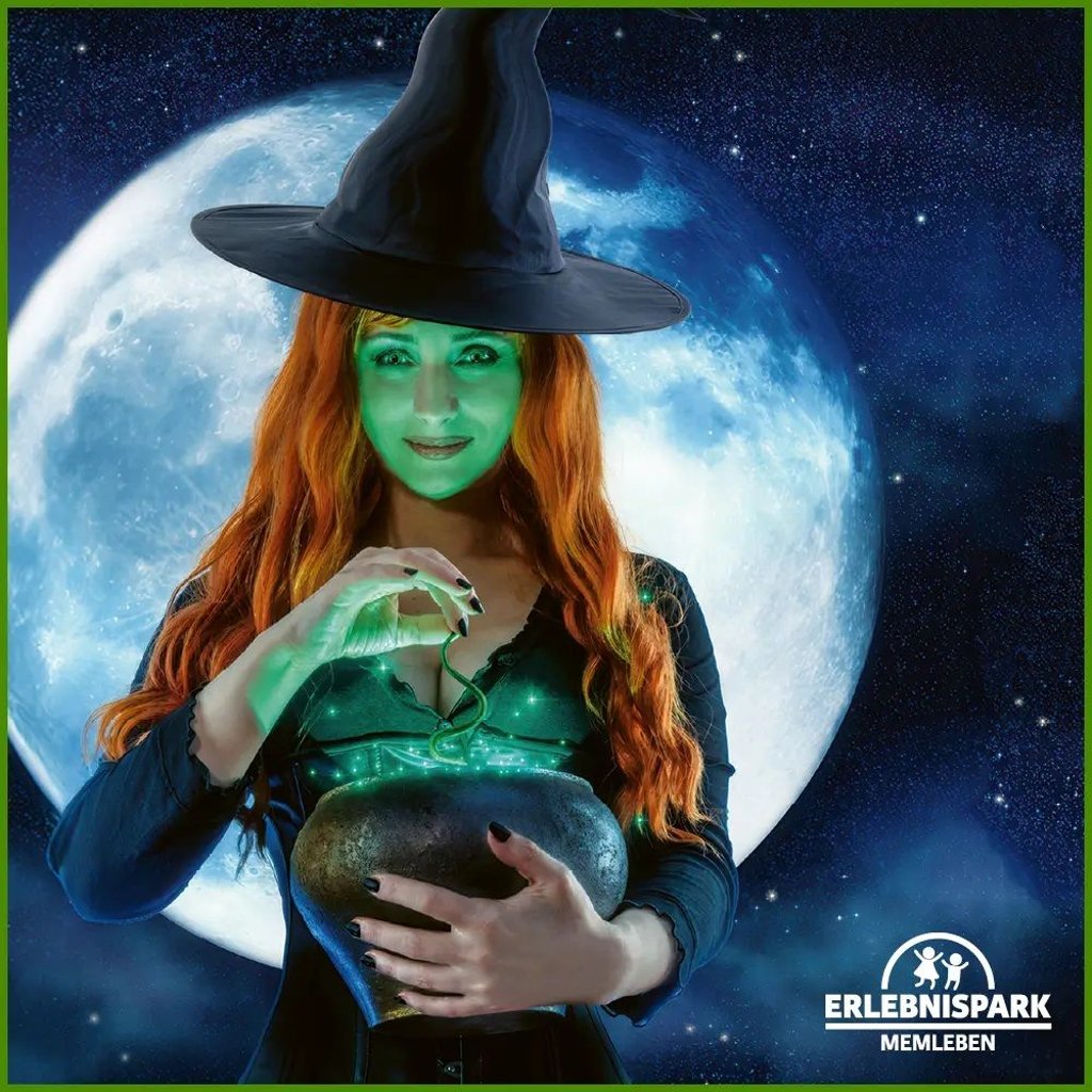 Zum Familien-Halloween wird es im Erlebnispark Memleben zauberhaft.