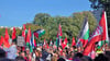 Der 27. September in Berlin: Wie viele Protestierende der „All Eyes on Gaza“-Demo fordert auch die Linksjugend Wittenberg  ein Ende der Waffenlieferungen an Israel. 