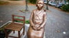Die „Trostfrauen“-Statue in Berlin-Moabit erinnert an koreanische Opfer des Zweiten Weltkriegs. (Archiv)