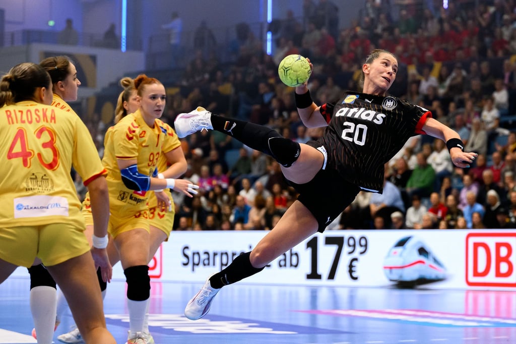 Emily Vogel feiert mit Deutschland einen Pflichtsieg.