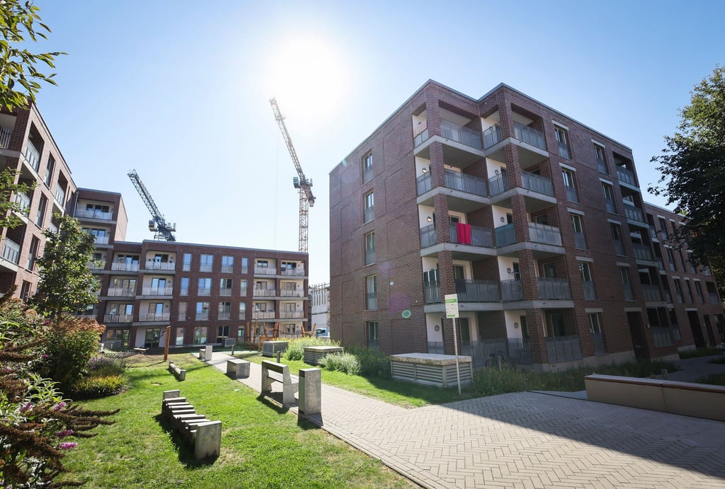 Neubau von Wohnungen in Hamburg: Jetzt soll mehr Tempo in den Bau. (Archivfoto)