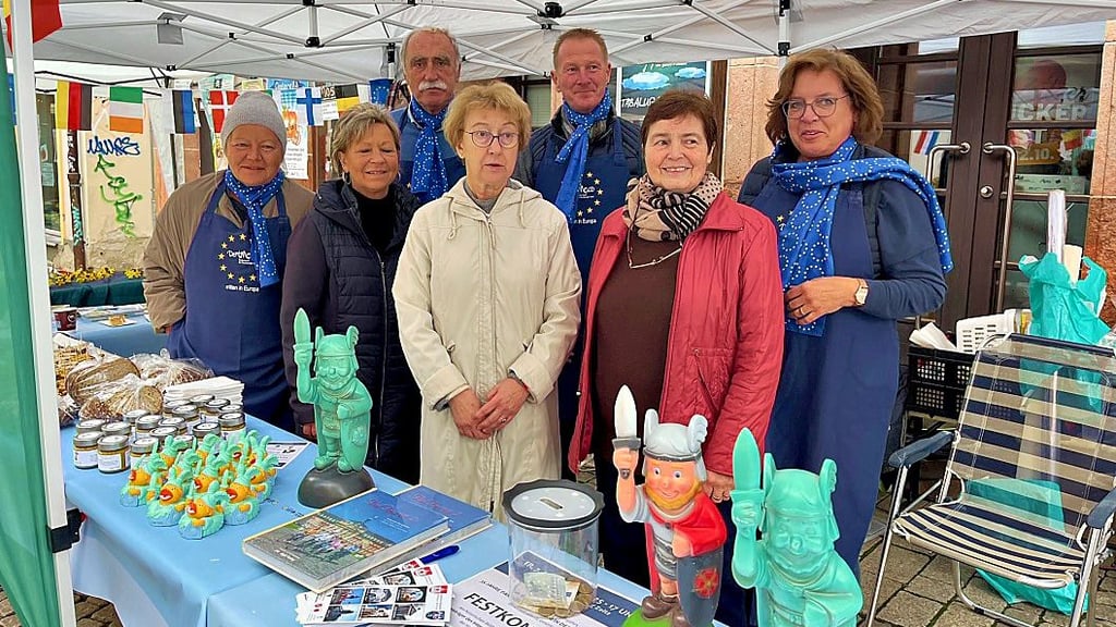 Der Partnerschaftsverein Detmold-Zeitz hatte wieder einen Stand auf dem Zuckerfest.