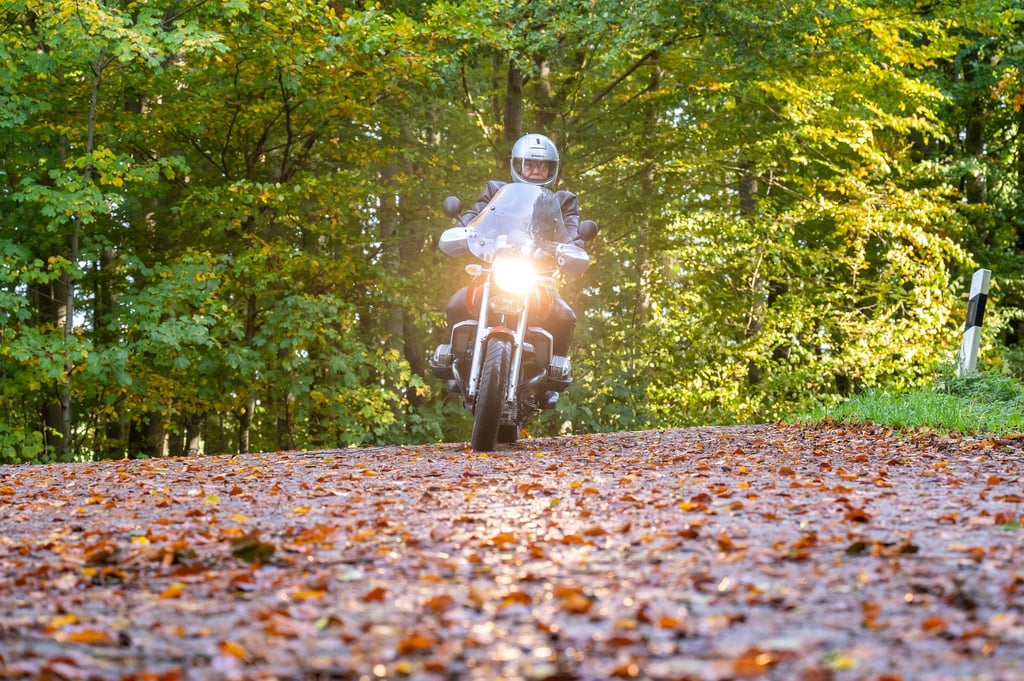 Straßenverschmutzungen, Laub, Nässe: Die Fahrbahnbedingungen können sich im Herbst schnell ändern.