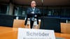 Ex-Kanzler Gerhard Schröder soll per Video zugeschaltet werden. (Archivbild)