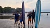 Der Tucheimer Udo Krause beim Surfen in Batukaras in Indonesien.