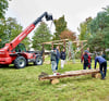 Rund 45 Freiwillige waren beim Arbeitseinsatz.