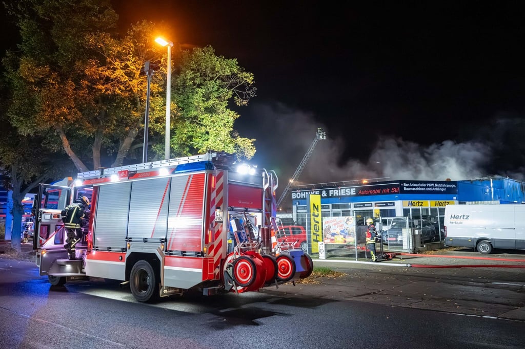 Die Feuerwehr musste in der Nacht im Leipziger Osten tätig werden.